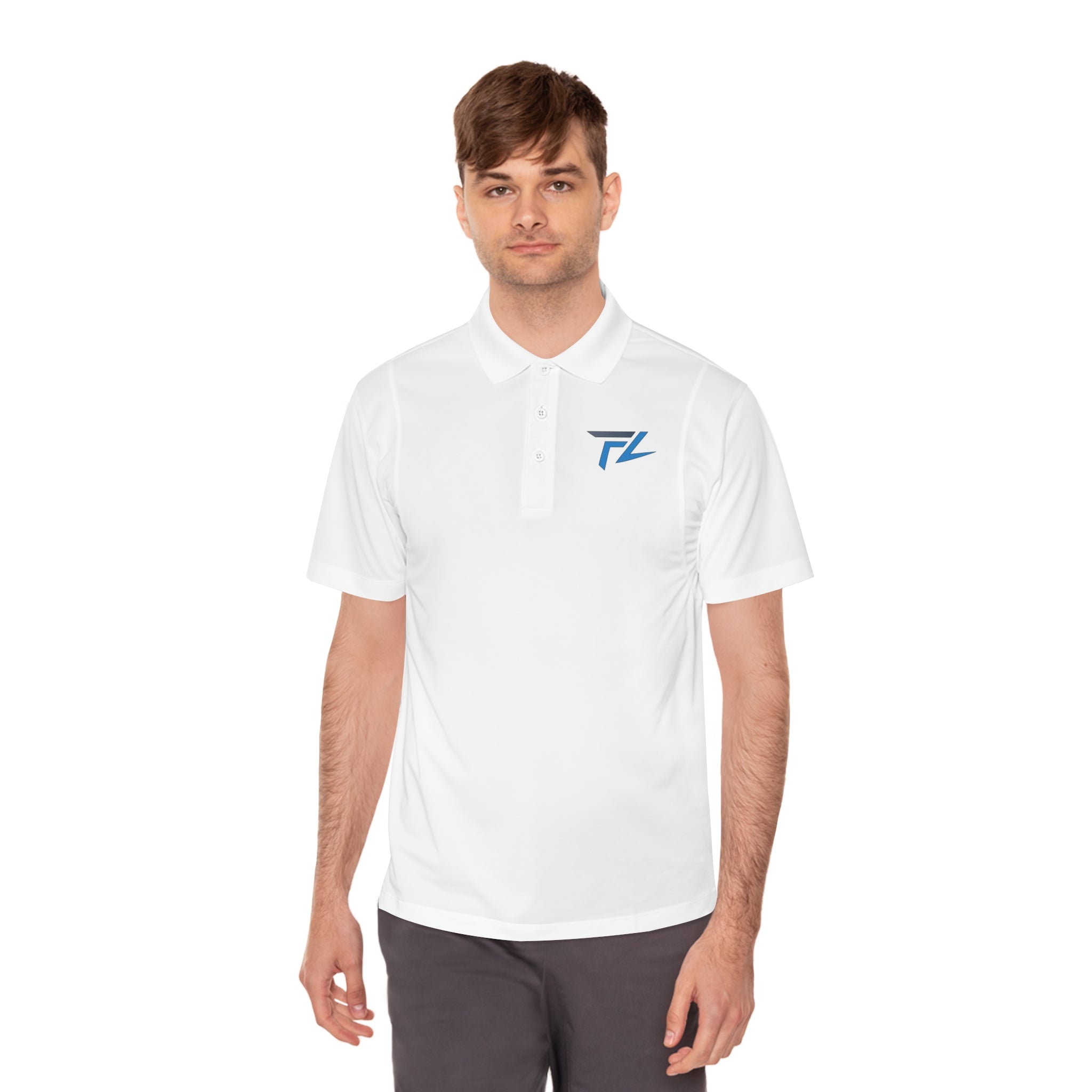 Men's Sport Polo Shirt — Tech Logo Athletic Polo